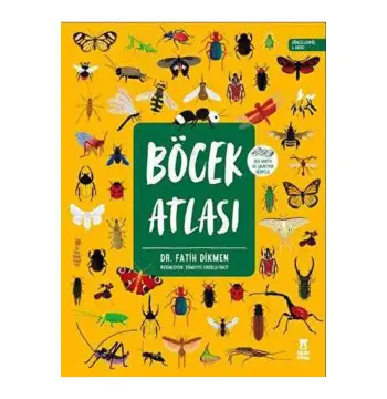 Böcek Atlası (Ciltli) Harita ve Çıkartma Hediyeli