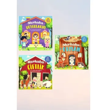Merhaba Çiftlik / Merhaba Orman / Merhaba Duygularım (3kitap)