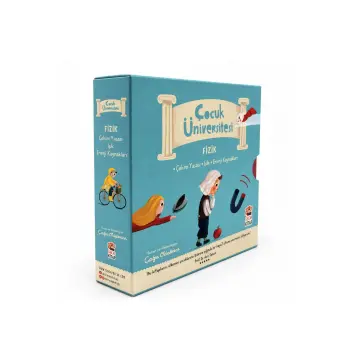 Çocuk Üniversitesi Fizik Seti 3 Kitap | Eğitici Bilim ve STEM Seti | 3-6 Yaş
