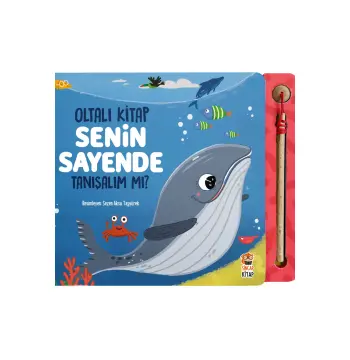 Senin Sayende Tanışalım mı? Oltalı Kitap, Deniz Canlıları, Dikkat ve İnce Motor Becerileri 2-4 Yaş