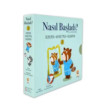 Nasıl Başladı? Set 2 Eğitici Bebek Kitabı Denemeyi Öğren Özgüven Gelişimi 0-2 Yaş
