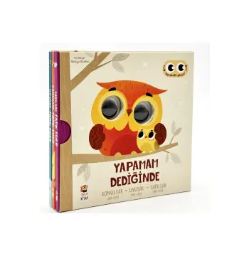 Yapamam Dediğinde 3'lü Kitap Seti Duygusal Gelişim Bebek Hikâye Kitabı 0-2 Yaş