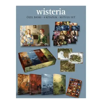 Wisteria Serisi Özel Kapak 4 Kitap (Hediyeli Kutu) / Adora Yağmur